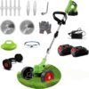 71AkyGYto4L._AC_SL1500_.jpg Cordless Garden Strimmers,Electric Cordless 21v Grass Strimmer with 2 X 2000mAh Battery