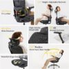 71Alu0-7OCL._AC_SL1500_.jpg SIHOO B300 Pro Ergonomic Office Chair with Footrest, 4-Way Lumbar Support