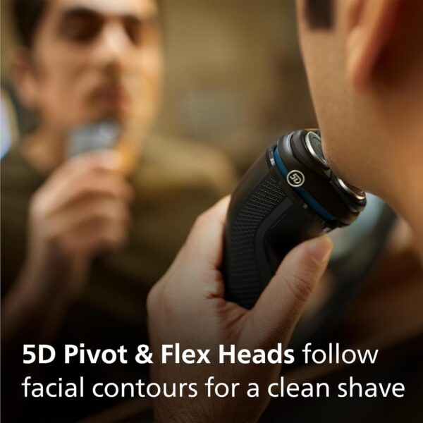 71Cpyl9M1TL._AC_SL1500_.jpg Philips Electric Shaver 3000 Series - Wet & Dry Electric Shaver for Men with SkinProtect Technology in Dark Moon