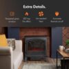 71DBYiy3h2L._AC_SL1500_.jpg VonHaus Electric Log Burner 1850W – 2 Heat Settings – Black
