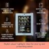 71EQhPrpPZL._AC_SL1500_-1.jpg Klarstein Shiraz Wine Cooler White – 28 Bottles