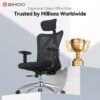 SIHOO M18 Ergonomic Office Chair, Adjustable Lumbar Support, 330 lb, Black