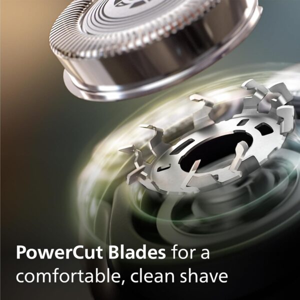 71GhINC4ZaL._AC_SL1500_.jpg Philips Electric Shaver 3000 Series - Wet & Dry Electric Shaver for Men with SkinProtect Technology in Dark Moon