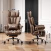 71HLrqeidL._AC_SL1500_.jpg Efomao Desk Office Chair, Big and Tall PU Leather Ergonomic Office Chair