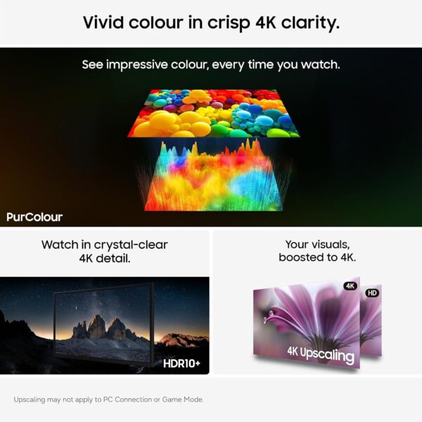 Samsung Smart TV 43-Inch U7020H Crystal UHD 4K TV, HDR10+, Motion Xcelerator, Dynamic Sound Pack, Gaming Hub, Knox Security, Vision AI Companion [2026]