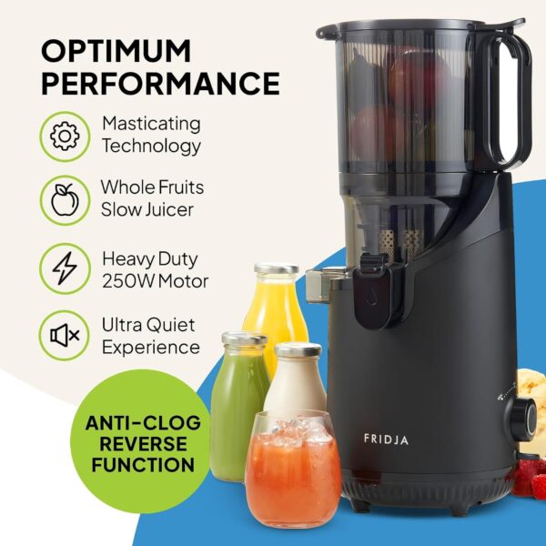 71INCrZXzGL._AC_SL1500_.jpg Fridja f2500 Self-Feeding Juicer, 135mm Chute, Whole Fruit, 250W Cold Press