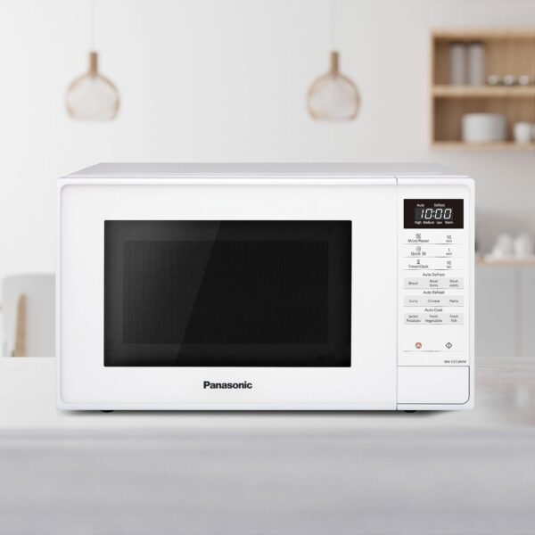 71J8UvndKTL._AC_SL1500_.jpg Panasonic NN- Compact Microwave-E27JWMBBQ, White