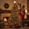 71KG4VqlShL._AC_SL1024_.jpg SHATCHI 6ft/1.8m Alaskan Pine Green Artificial Christmas Tree Bushy 550 Tips Xmas Home Decorationations Decorations