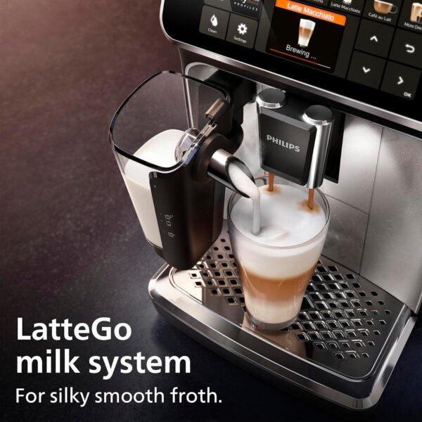 71KsHVqo8HL._AC_SL1500_.jpg PHILIPS 5400 Series Bean to Cup Coffee Machine, LatteGo, 12 Drinks OneTouch