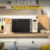 71LKmzXVGEL._AC_SL1500_.jpg Russell Hobbs Digital Microwave 20L 800W in Cream with 5 Power Levels