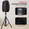 71NEdb4NBL._AC_SL1500_.jpg Pyle Portable Bluetooth PA Speaker System, UK Version - 10"9