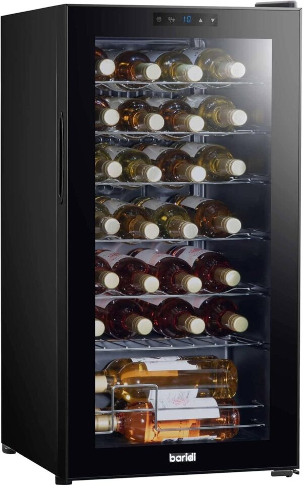 71NFtoxYBXL._AC_SL1500_.jpg Dellonda Baridi 28 Bottle Wine Fridge with