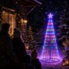 71OAzG-BQUL._AC_SL1254_.jpg 6ft (180cm) LED Christmas Tree Outdoor Indoor Decoration, 293 Colour Changing Lights