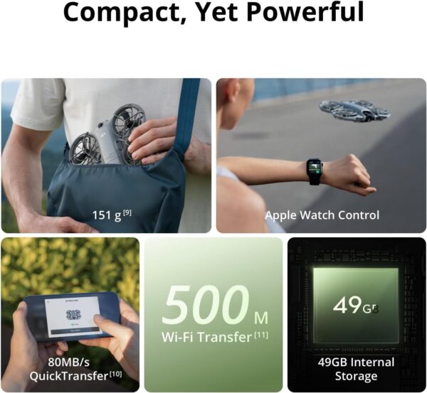 71OeLqRvegL._AC_SL1500_.jpg DJI Neo 2 (Drone Only), Lightweight 4K Drone With Camera