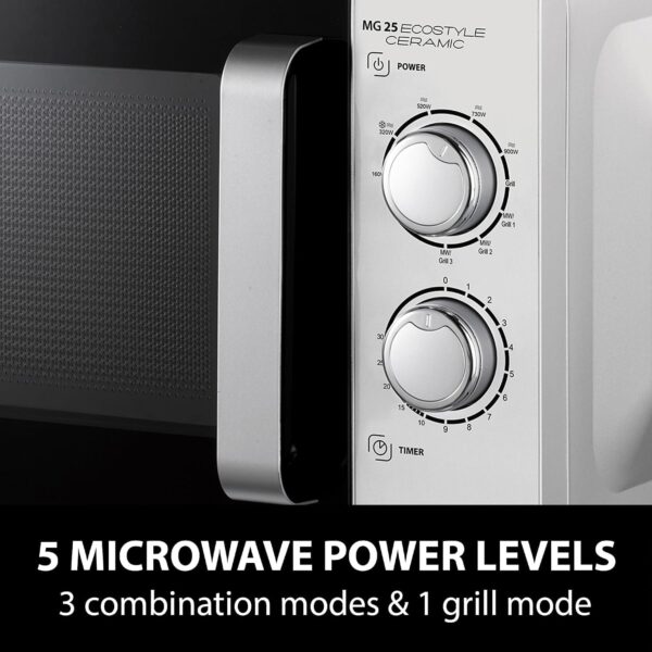 71P0Sxcu6hL._AC_SL1500_.jpg CASO Design MG25 Ecostyle Ceramic 900W Microwave + Grill