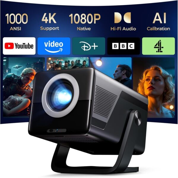 X7 Smart Projector 4K Support Native