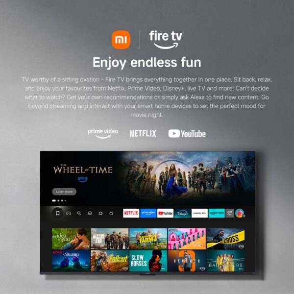 XIAOMI TV F 32, 32 Inch (81 cm) HD Smart TV, Fire TV, Dolby Audio [Energy Class F]