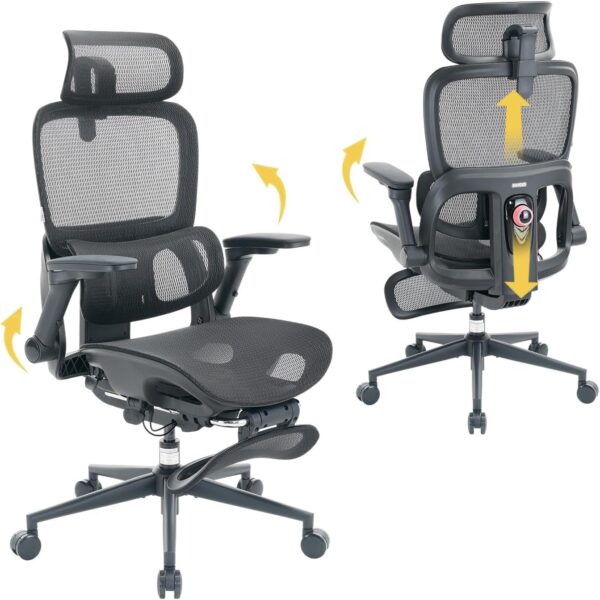 71SrUu8z-kL._AC_SL1500_.jpg SIHOO B300 Pro Ergonomic Office Chair with Footrest, 4-Way Lumbar Support