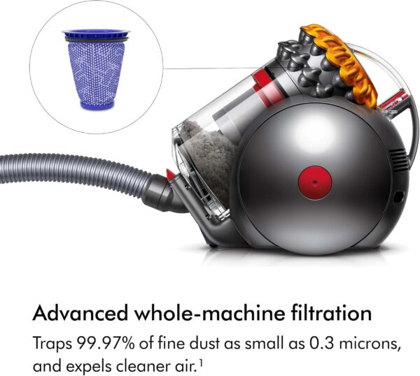 71TxsySt87L._AC_SL1500_.jpg Dyson Big Ball Multifloor 2 Vacuum Cleaner, Powerful suction, for all floor types, Yello / Iron