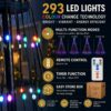 71VkNnEiGOL._AC_SL1254_.jpg 6ft (180cm) LED Christmas Tree Outdoor Indoor Decoration, 293 Colour Changing Lights