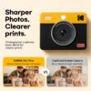 71WEND7KRxL._AC_SL1500_.jpg KODAK Mini Shot 3 Retro 3x3 Instant Camera, Photo Printer, 38 Sheet, Yellow