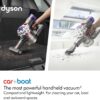 71X-JAfNOiL._AC_SL1500_.jpg Dyson Car+Boat handheld vacuum cleaner, 115 AW, 50min, deep cleaning on the go (Silver)