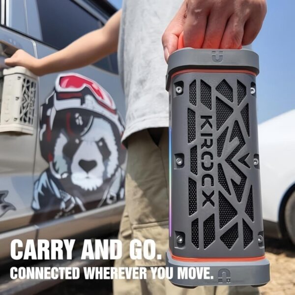 71a5AWToq-L._AC_SL1500_.jpg TRAVOR Magnetic Bluetooth Speaker, Aluminium Portable Outdoor Speaker, IP68