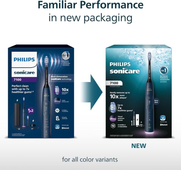 71b6bJyHe7L._AC_SL1500_.jpg Philips Sonicare 7100 Electric Toothbrush, Sonic Toothbrush with App