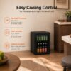 Cookology 70L Under-Counter Drinks Fridge - Beer & Wine Storage - Black [Energy Class F]