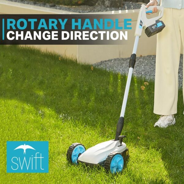71bJKPuOweL._AC_SL1000_.jpg swift 40V 22cm Cordless Brushless Lawnmower for Small Garden