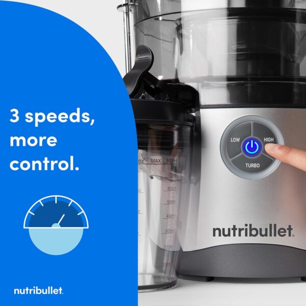71c2zcVwCyL._AC_SL1350_.jpg nutribullet 1000W Juicer Pro - Large 2L Pulp Basin & 800ml Juice Pitcher