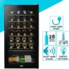 71cnTEf444L._AC_SL1500_.jpg Dellonda Baridi 28 Bottle Wine Fridge with