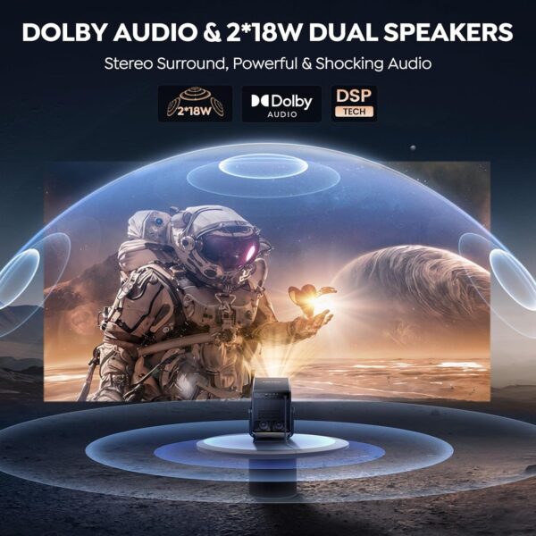 Projector 4K with VIDAA OS