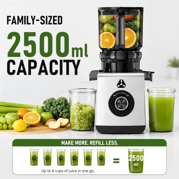 71dvDt1xtL._AC_SL1500_.jpg AAOBOSI 3-in-1 Cold Press Juicer, 165mm Wide Feed Chute for Whole Fruits