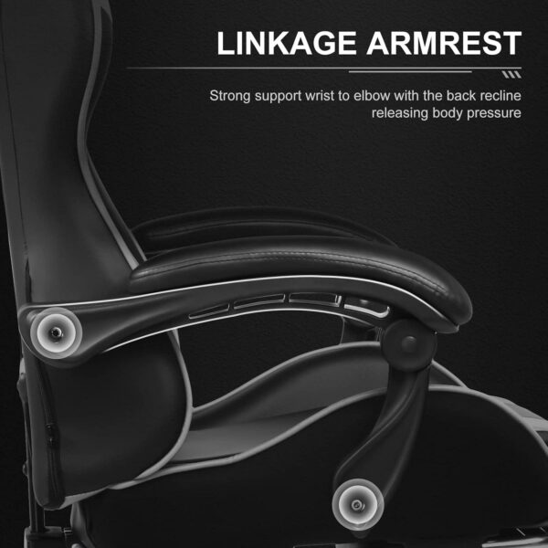 71eYdQZquXL._AC_SL1500_.jpg GTPLAYER Gaming Chair, Massage Computer Chairs with Footrest