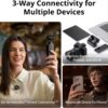 71ezcsrrCjL._AC_SL1500_.jpg DJI Mic 3 (1 TX + 1 RX), Wireless Lavalier Mic for iPhone/Camera/Android