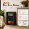 Cookology 70L Under-Counter Drinks Fridge - Beer & Wine Storage - Black [Energy Class F]