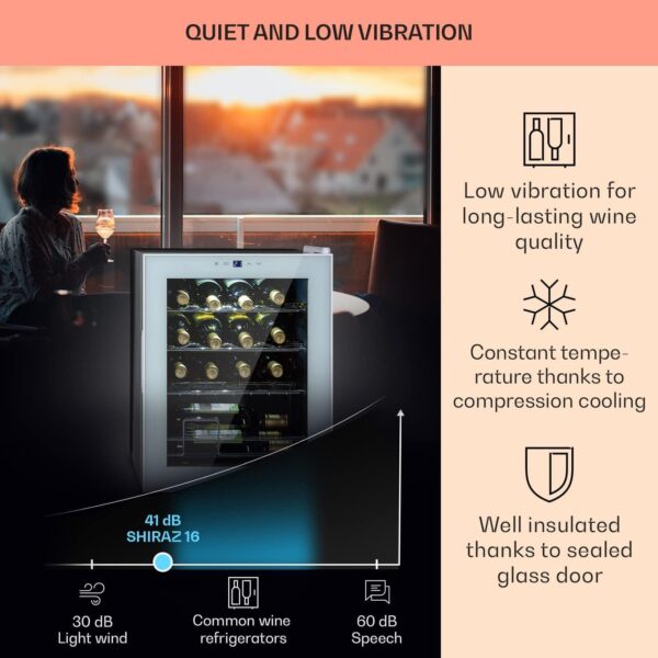 71mNBYqPrtL._AC_SL1500_-1.jpg Klarstein Shiraz Wine Cooler White – 28 Bottles