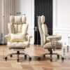 71mNFI5zqtL._AC_SL1500_.jpg Efomao Desk Office Chair, Big and Tall PU Leather Ergonomic Office Chair