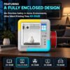 71mR8bowhUL._AC_SL1500_.jpg X-Maker AI Kids 3D Printer, Enclosed, Wi-Fi Printing, App Control, Ready to Print