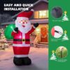 71nBgs4NiL._AC_SL1500_.jpg 6FT Christmas Inflatable Santa Outdoor Decoration with LED Lights