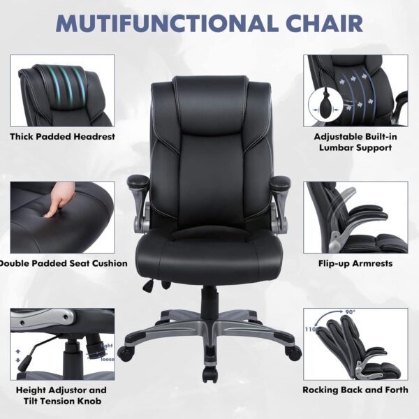 71nTMYzH4VL._AC_SL1500_.jpg COLAMY High Back Executive Office Chair