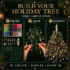 71p1ERyF7-L._AC_SL1001_.jpg DIY Beaded Christmas Tree Kit with Lights, 3D Holiday Craft Set