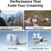 71pGw9dIqkL._AC_SL1500_.jpg DJI Flip With RC 2 Screen Remote Controller, Under 249 g