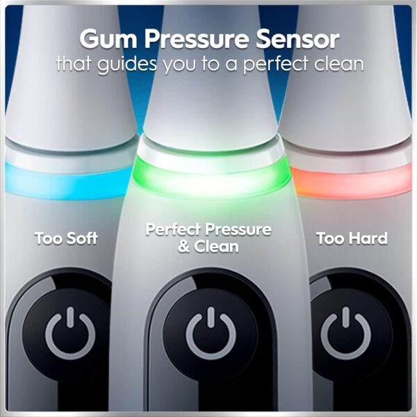 71qQGOqrUTL._AC_SL1500_.jpg Oral-B iO6 Electric Toothbrush, Grey, with Travel Case and Spare Head