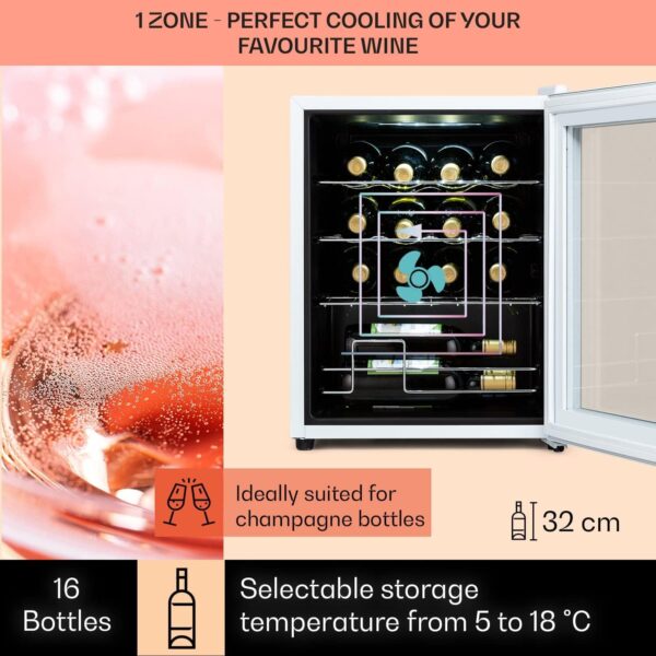 71qx4a8jyfL._AC_SL1500_-1.jpg Klarstein Shiraz Wine Cooler White – 28 Bottles