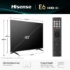 71v4ftgHsuL._AC_SL1500_.jpg Hisense 43 Inch 43E6QTUK 4K Ultra HD Smart AI TV