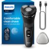 71vRyUGeq8L._AC_SL1500_.jpg Philips Electric Shaver 3000 Series - Wet & Dry Electric Shaver for Men with SkinProtect Technology in Dark Moon