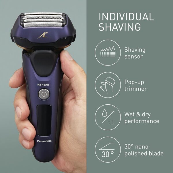 71wMwzuX9RL._AC_SL1500_.jpg Panasonic Series 800 ES-LV67 , 5-Blade Wet & Dry Electric Shaver For Men