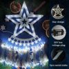 71wSeJmzMKL._AC_SL1000_.jpg Kwaiffeo Christmas Decorations Outside, 12.6FT 350 LED 8 Modes Star Christmas Lights Outdoor